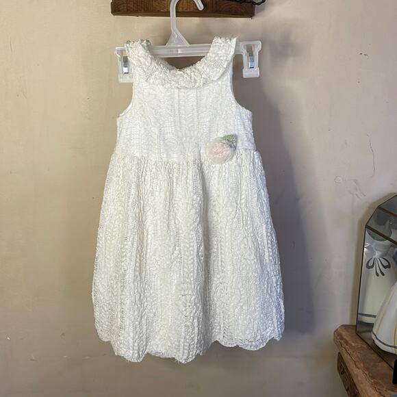 Laura Ashley Toddler Lace Dress Sweet Elegance for Little Moments - Picture 1 of 9